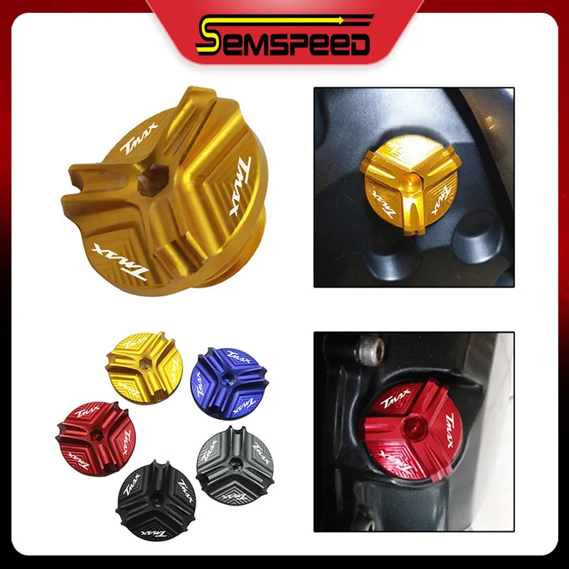 

M20*2.5 Oil Filler Cap Cover For Yamaha TMAX 530 2013-2019 TMAX 500 2008-2012 Motorcycle CNC Engine Oil Cap Plug Screw