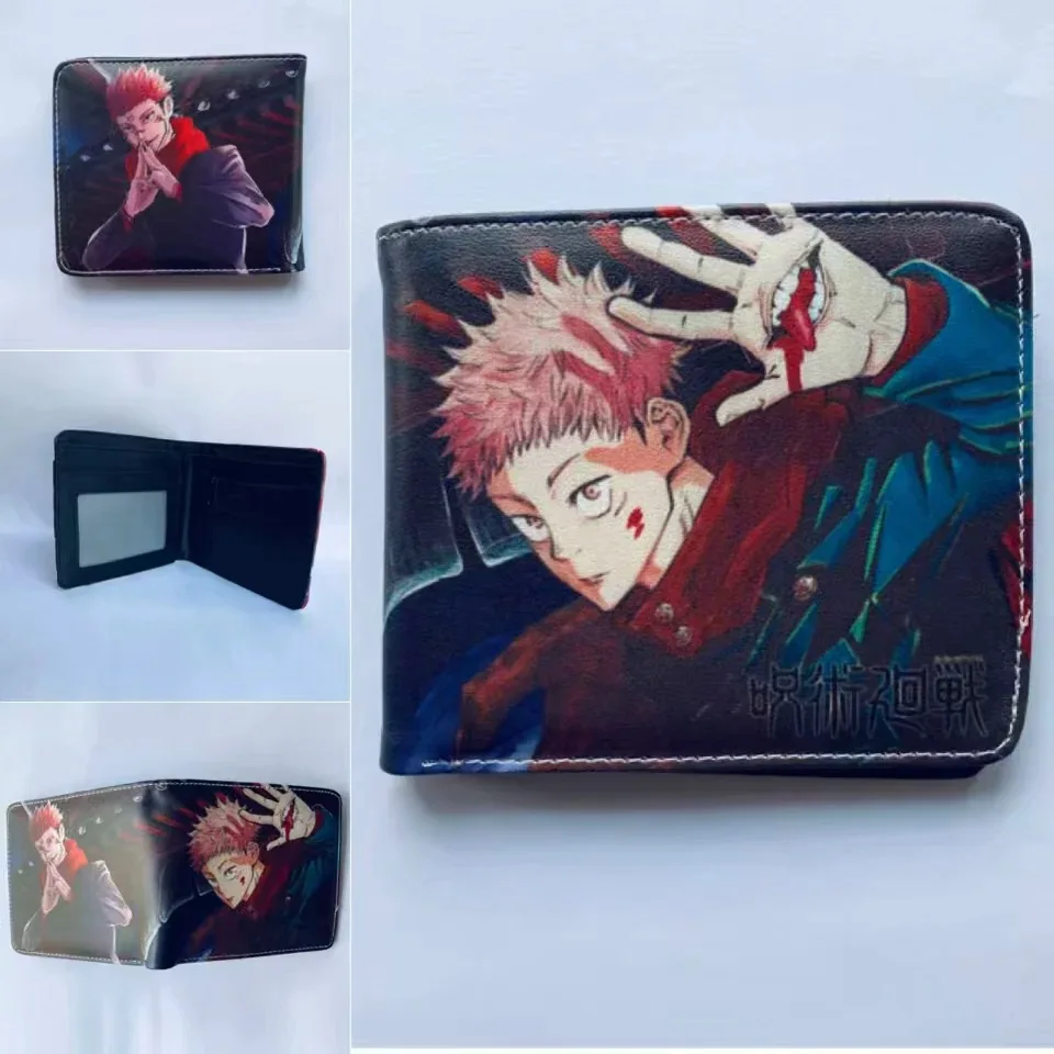 Anime Jujutsu Kaisen Coin Purse Cute Wallet Multi-Functional Key Credit Card Bag Pouch Purses For High School Students 6pc/lot
