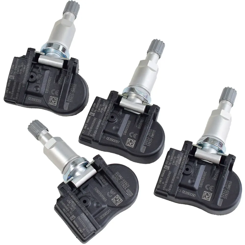 4 шт. датчик давления в шинах TPMS системы мониторинга 52933-3N100 529333N100 433 МГц для Kia Sorento