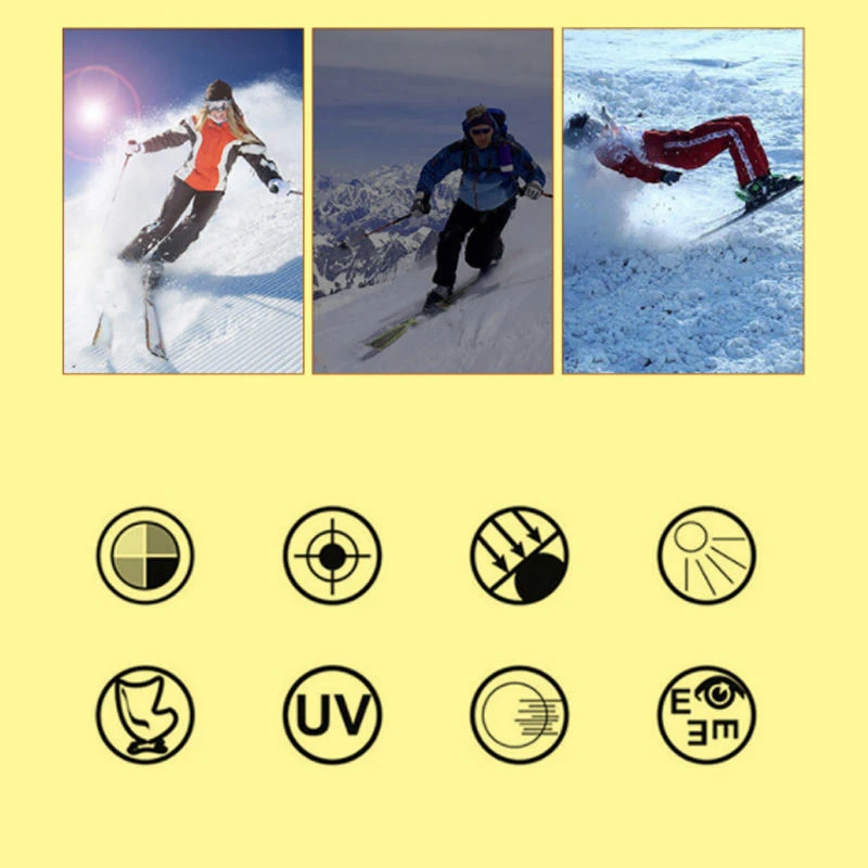 Детские лыжные очки незапотевающие двухслойные детские для сноуборда