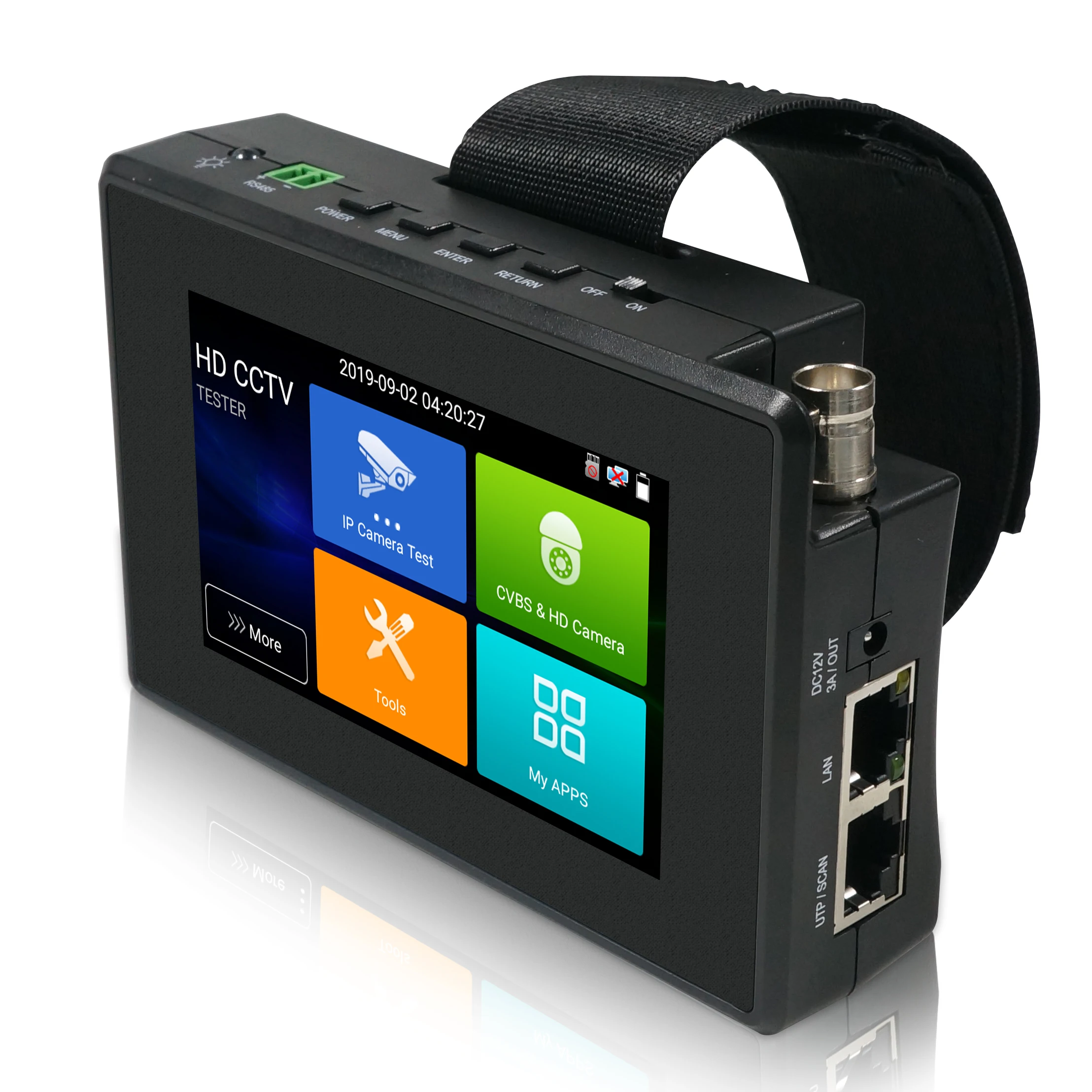 IPC-1800SN 4 дюймов 4 к H265 IP камера тестер 8MP AHD TVI CVI CVBS CCTV тестер монитор с кабелем tracer, POE