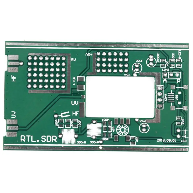 100KHz 1 7 GHz UV HF RTL SDR USB тюнер приемник + U/V антенна DIY наборы