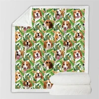 beagle colorful fleece blanket 3d printed wearable blanket adultskids fleece blanket