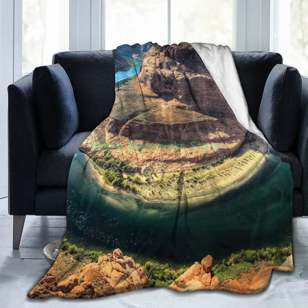 

1-New 3DCanyon Personality Printed Flannel Blanket Sheet Bedding Soft Blanket Bed Cover GUN Textile Decoration