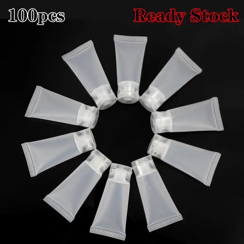 Пустая многоразовая бутылка из ПВХ для лосьона лица 100 шт. 15 мл контейнер образцов