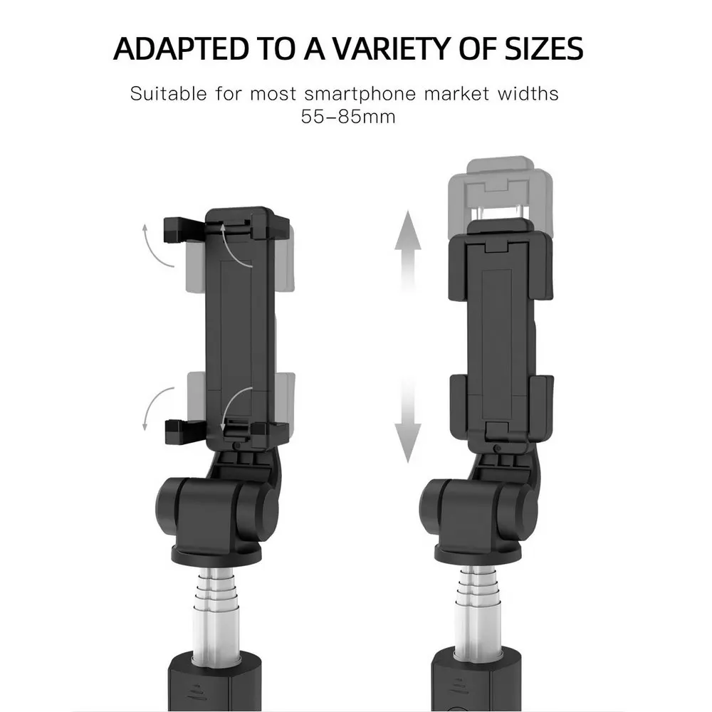 Universal 3 in 1 Wireless Bluetooth Selfie Stick Extendable Monopod Foldable Tripod With Remote Phone holder For Ios Android | Электроника