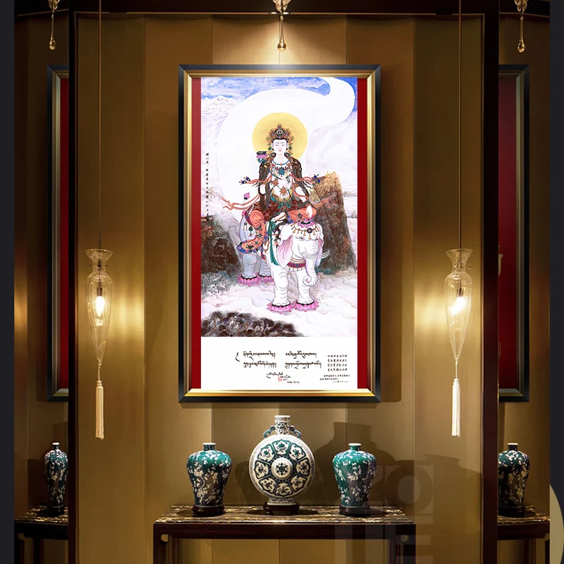 Avalokitesvara Bodhisattva живопись тханка индийская Китайская Картина на холсте постер
