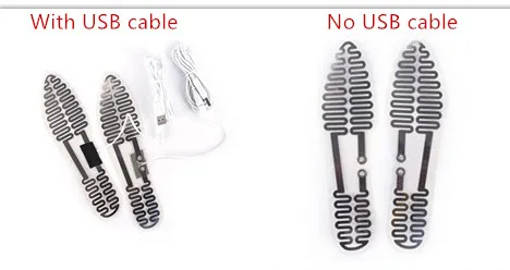 1 пара, 5 В, 23 см, USB стельки с электрическим подогревом, гетры для ног, теплые ботинки, обувь, колодки, зимние уличные лыжные стельки для утепления, водонепроницаемые