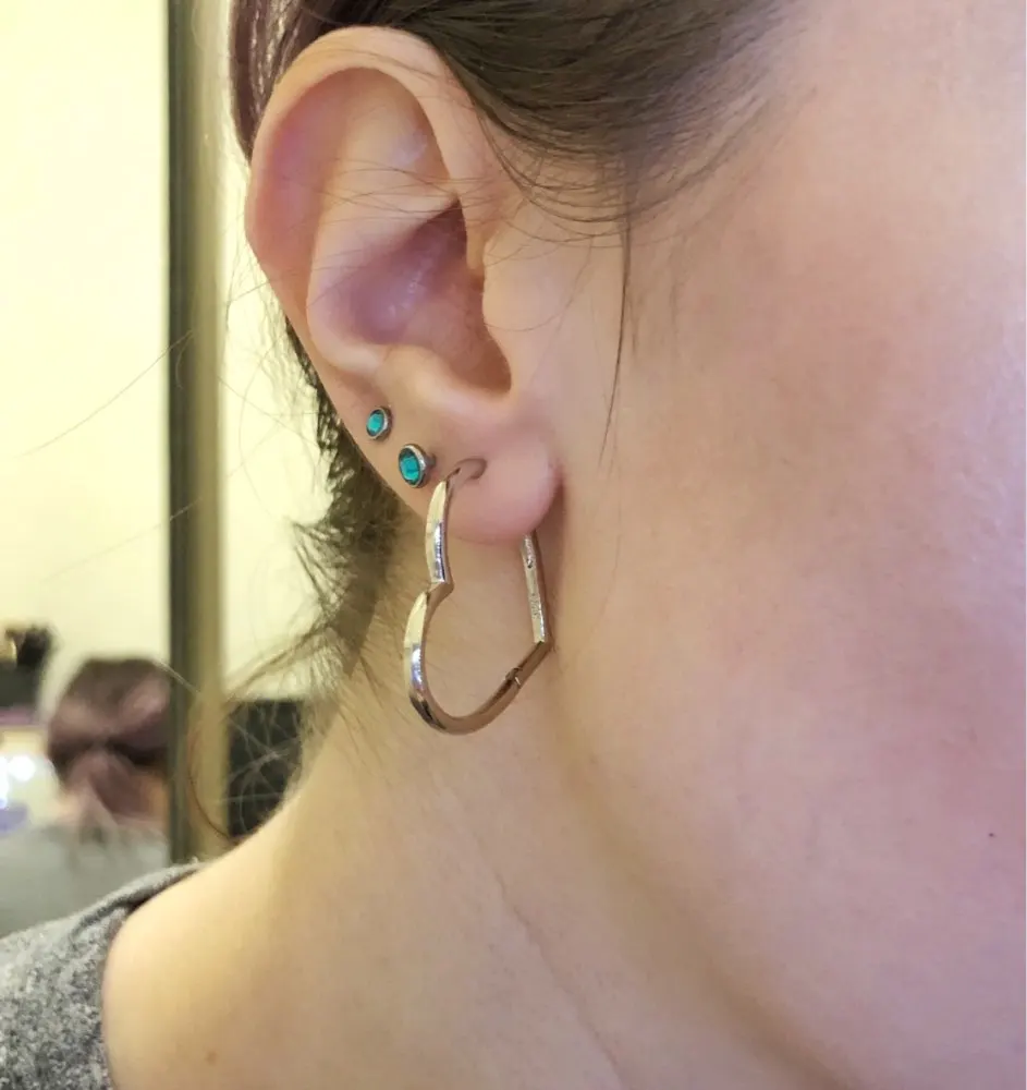 Женские серьги-кольца из стерлингового серебра 925 пробы два цвета 2 см/3 см подарок