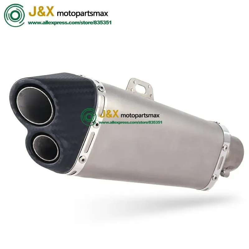 Глушитель для мотоцикла полная система разъем средней длины средняя труба без