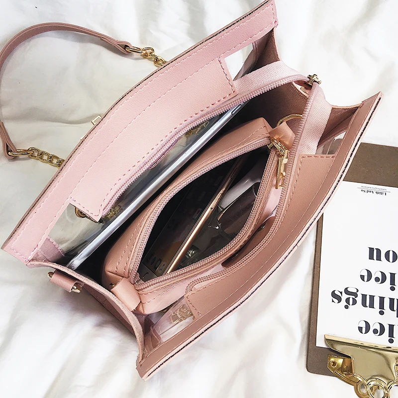 2020 Горячая Распродажа Новая женская прозрачная сумка Прозрачная ПВХ маленькая