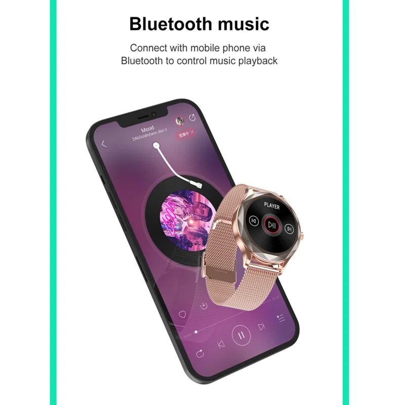 

Smart Watches Women 2021 Heart Rate Blood Pressure Weather Call Whatsapp Reminder Menstrual Monitor Fitness Tracker Wristwatch