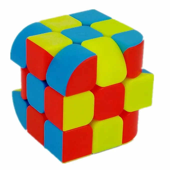 Curve 3X3 наклейка меньше скорости кубик-пенроза головоломка новый дизайн 56 мм ПВХ