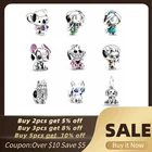 Коала, мышь, лиса, кошка, собака, бусина Альпака для женщин, оригинальный браслет с подвесками, сделай сам, сказочная принцесса