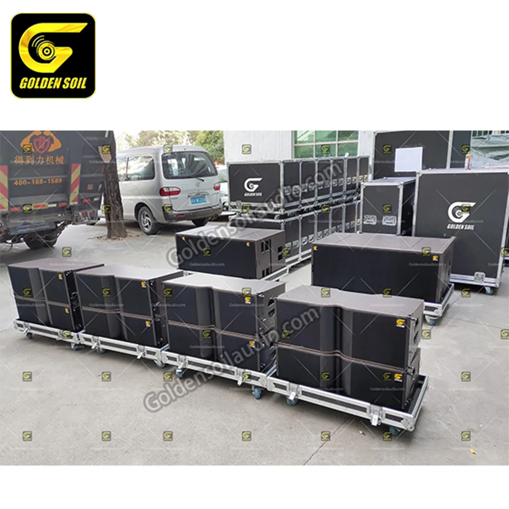 Двухдиапазонные динамики Goldensoil KR212 12-дюймовые объемного звучания для