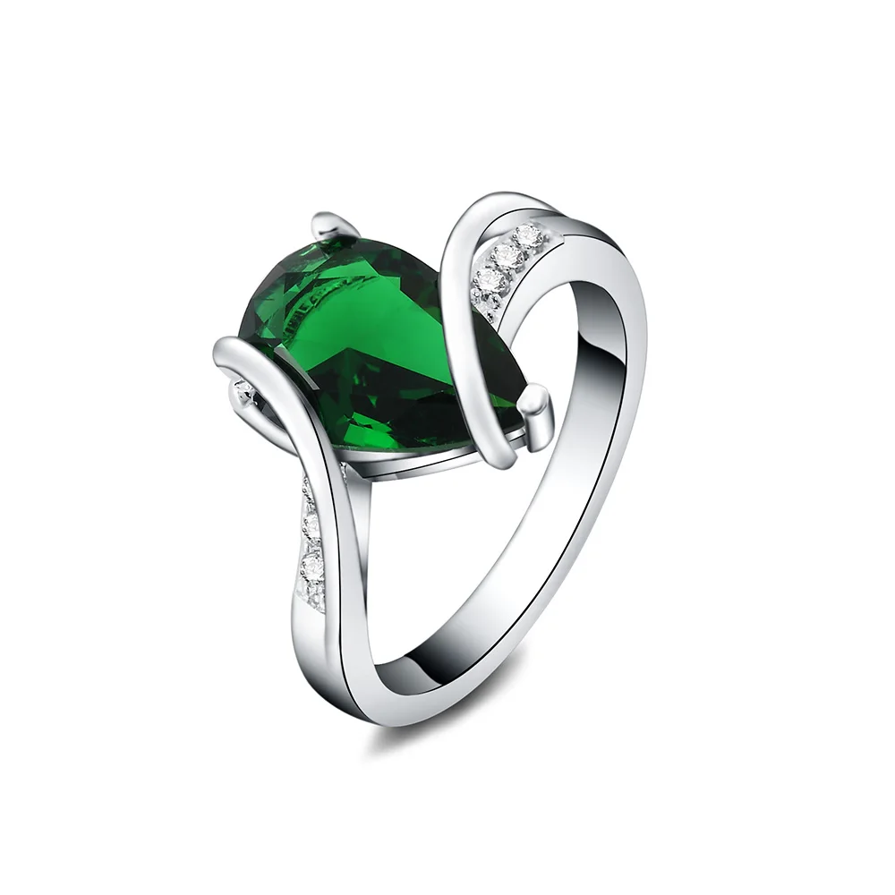 

Дизайнерские кольца из серебра 925 пробы с изящным зеленым рисунком, обручальное, свадебное, персонализированное, роскошное ювелирное издел...