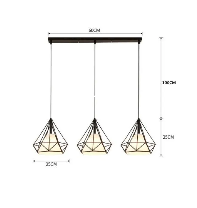 Винтажные подвесные светильники в стиле индастриал Современный Железный