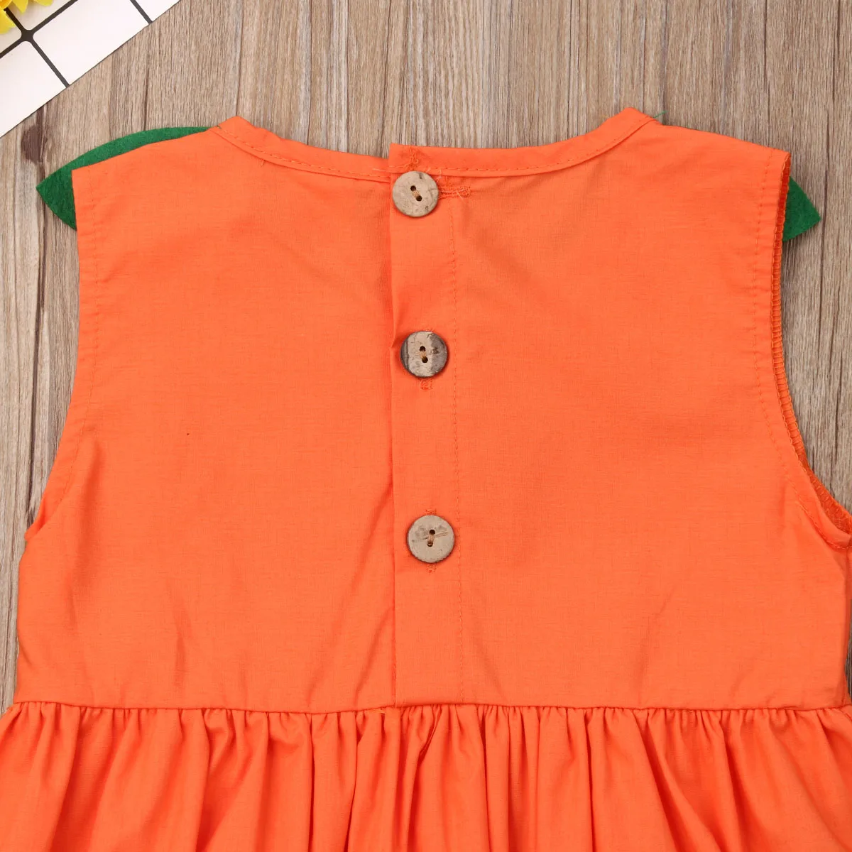 New Fashion Girls Baby Toddler Cute Pumpkin Costume Halloween Fancy Party Dress Outfits 6M-4Y