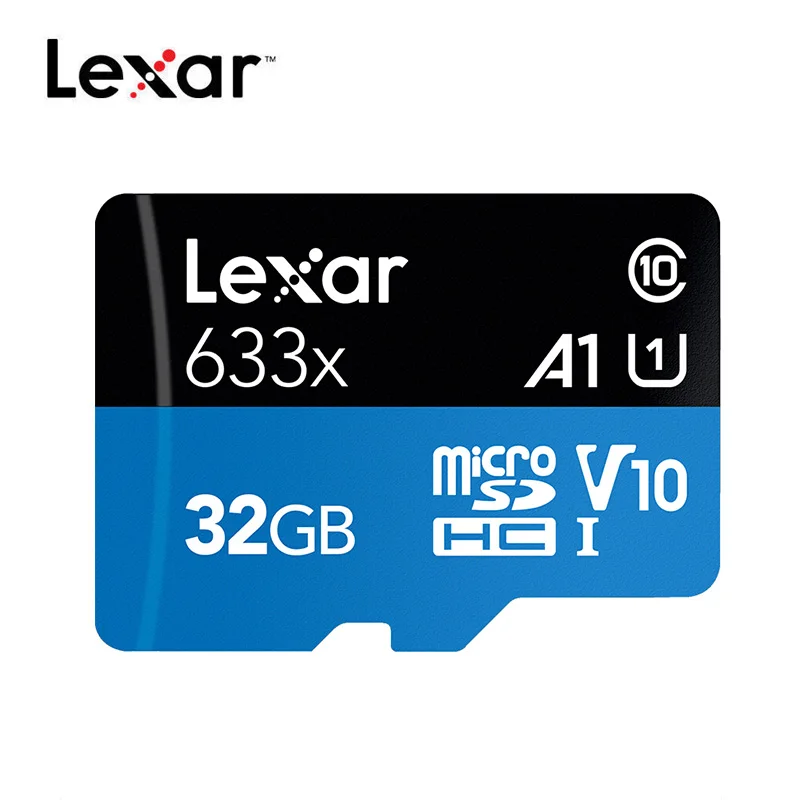 32GB Lexar Micro SD Card 128GB Memory Card 32GB 633X Micro SD 64GB SDXC/SDHC tarjeta Micro SD 256GB TF Card 512GB U3 Class10 SD Card - Емкость: 32GB