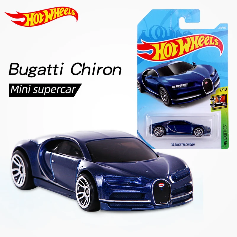 Горячее колесо 1:64 Buggati (16 Buggatichiron) (супер машина) HW EXOTICS Коллекционная версия