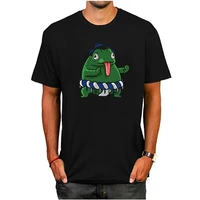 sumo frog man graphic print t shirt short sleeve o neck mens t shirt fitness clothing