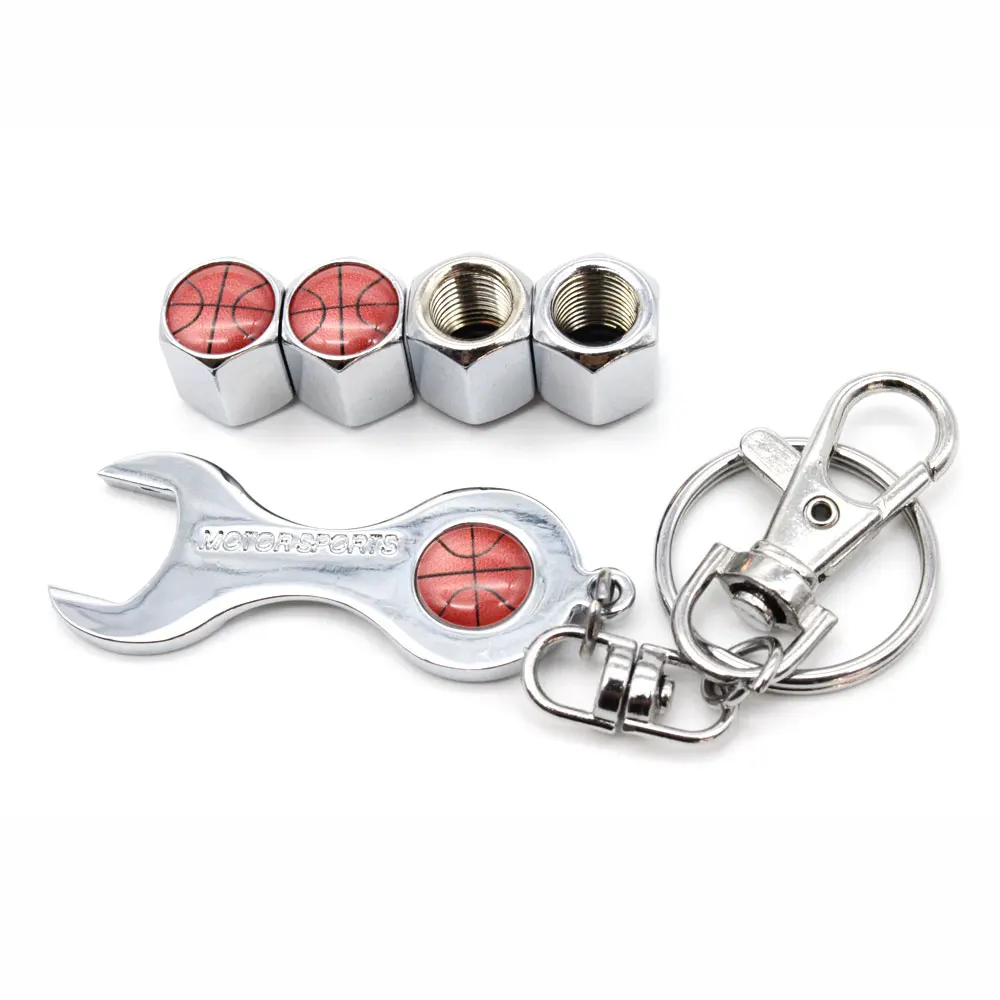 5 шт./компл. Противоугонная эмблема в баскетбольном стиле колпачки воздушных