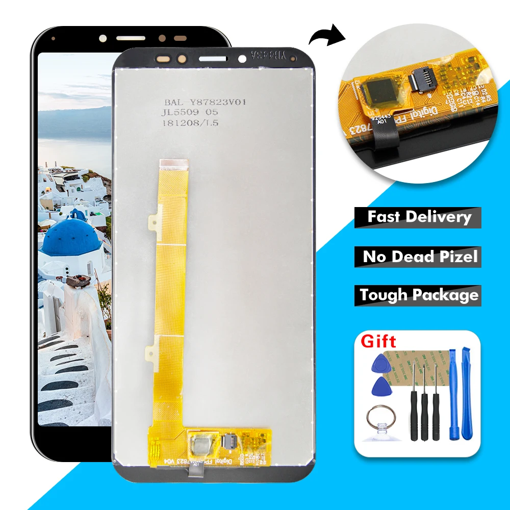 ЖК дисплей 5 дюйма AAA для Alcatel 1S (2019) OT5024 5024 5024D 5024A 5024J сенсорный экран дигитайзер