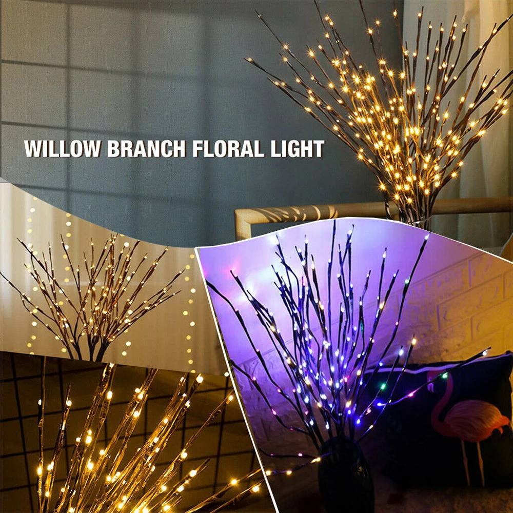 5 шт./лот 20 светодиодов ветви дерева световая гирлянда Орхидея вишня в цвету
