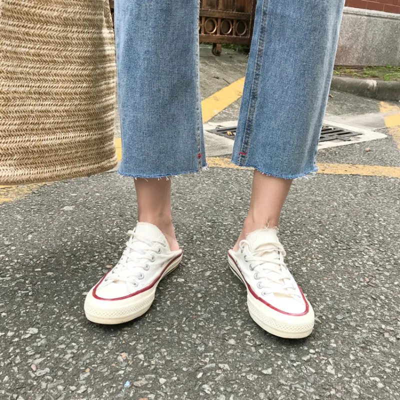 

Jeans Women Streetwear Ulzzang New Retro Hole Loose Thin High-waisted Korean Style All-match Trendy Womens Trousers Chic Casual