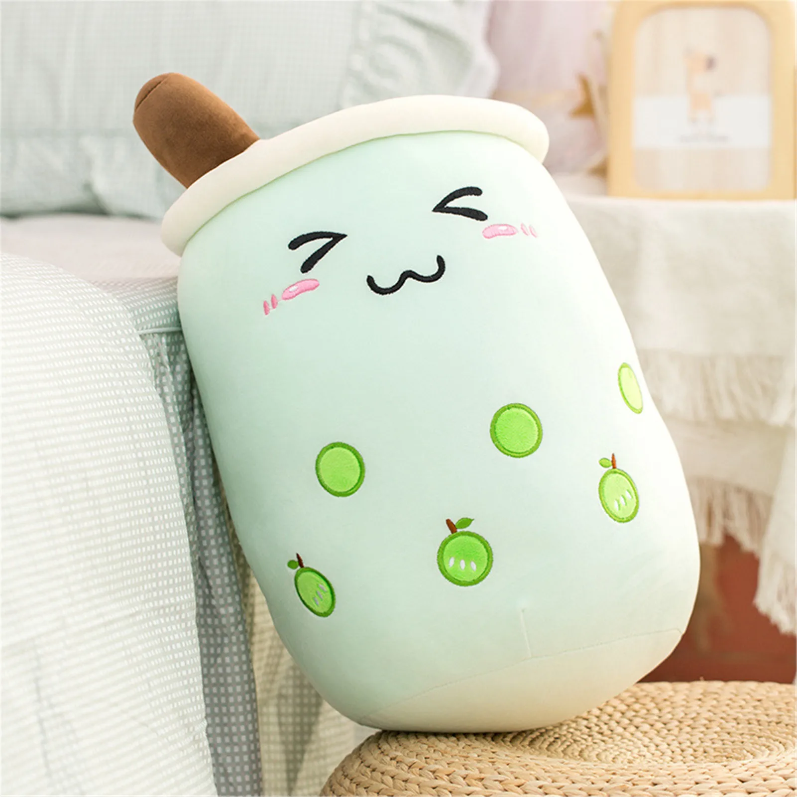 

Plush Toy 24/35CM Cartoon Bubble Milk Tea Pillow Soft Food Milk Tea Cup Pillow Cushion Stuffed Doll Toy For Kids Birthday Gift