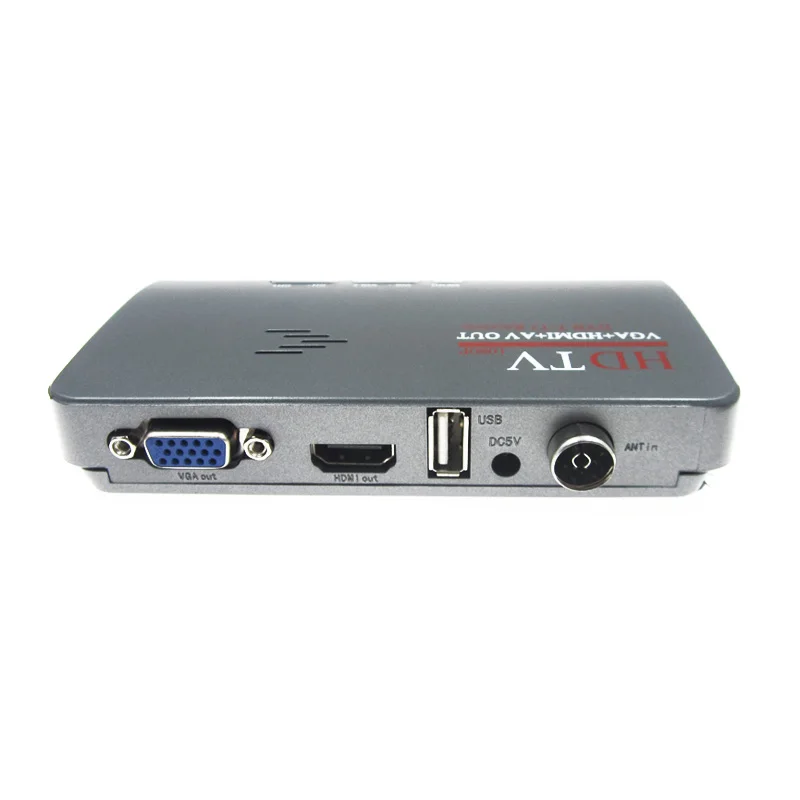 DVB T/DVB T2 TV тюнер приемник Box VGA AV CVBS 1080P HDMI Цифровой HD спутниковый ресивер для ЖК/CRT