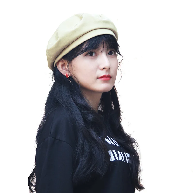 

Autumn and Winter New Beret Fashion Solid Hat Cotton Women's Hat Boina Masculina Chapeau Femme Chapeu Feminino Beret Hat