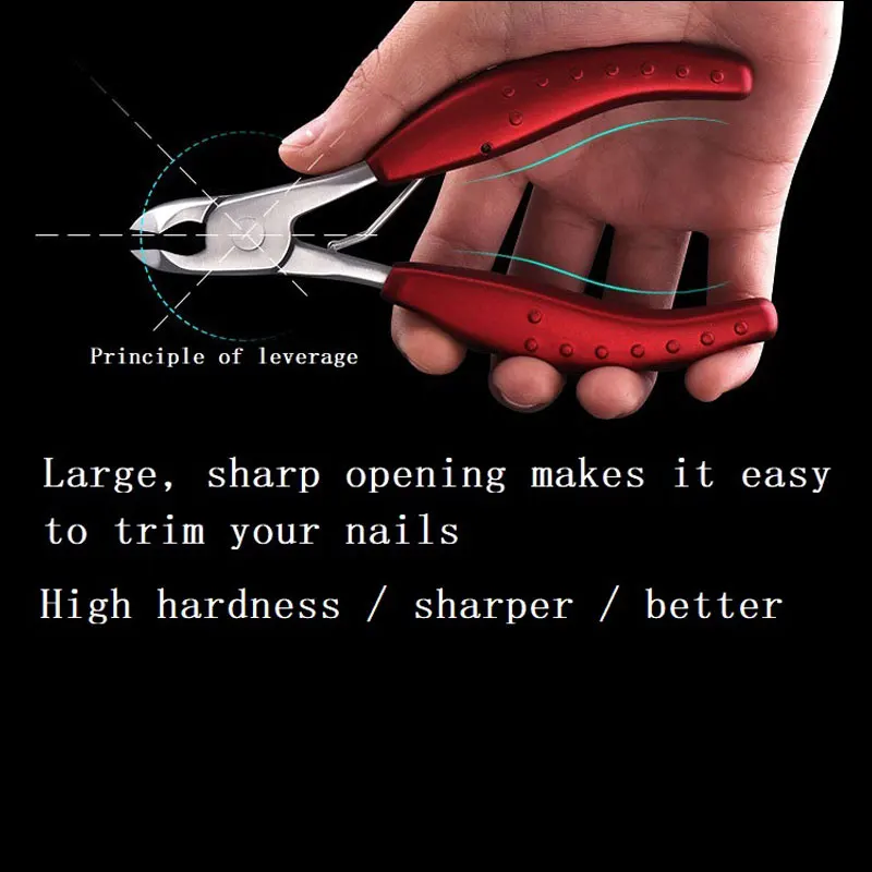 Очень острые щипцы для ногтей из нержавеющей стали высокого качества кутикулы