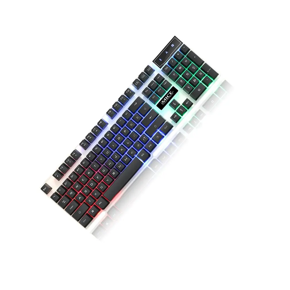 Игровая клавиатура iMice 104 клавишные колпачки с RGB подсветкой механическая игровые