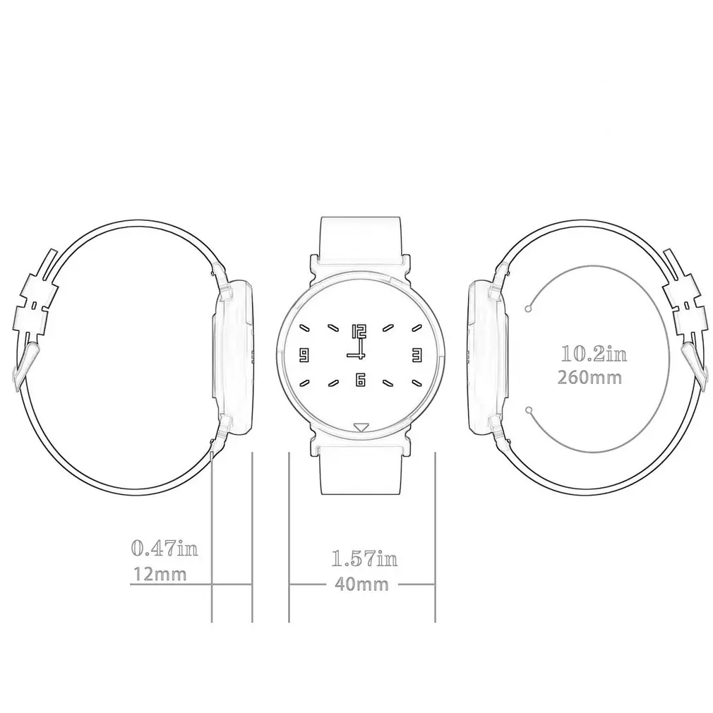 

E13 Smart Watch Heart Rate Blood Pressure IP68 Waterproof Call Reminder Wireless Multi-function Smart Watch