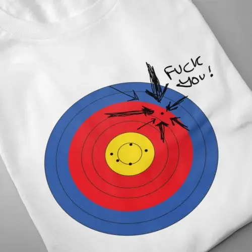 Облегающая Мужская футболка для стрельбы из лука с бантами, Camiseta Crazy, уникальная футболка из чистого хлопка для мальчиков, Camiseta