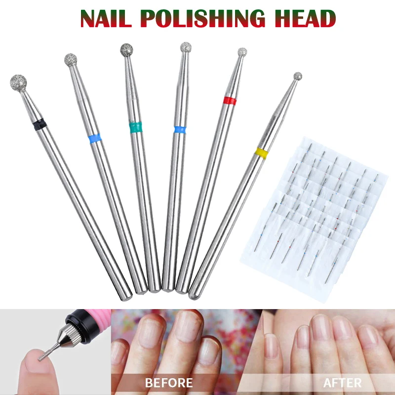 6 шт./компл. алмазная шлифовальная головка машина специальная Шлифовальная щетка