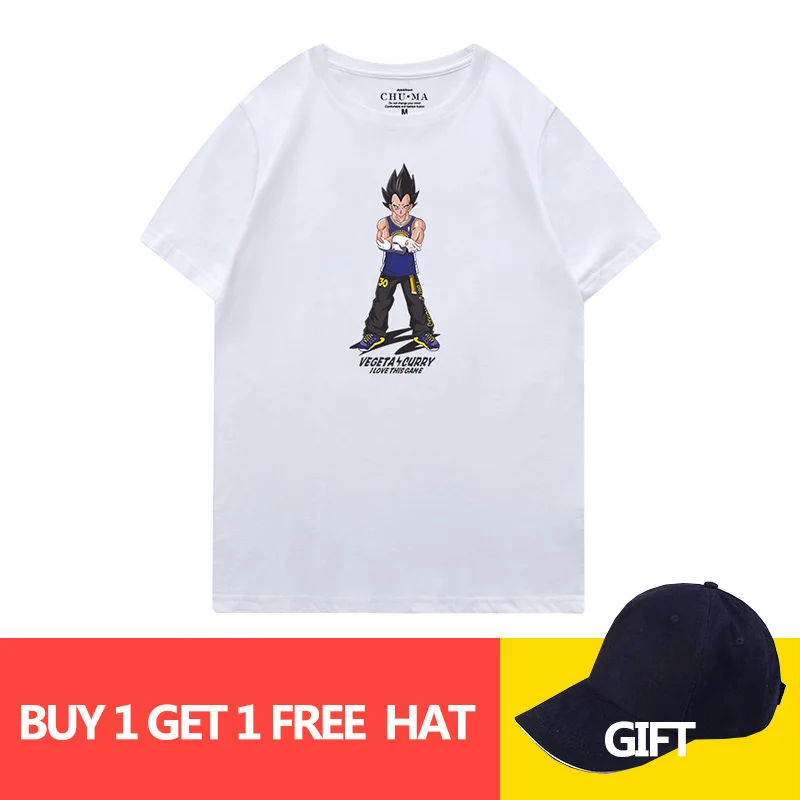Sudadera camiseta японская аниме футболка для мужчин harajuku dragon ball Z Вегета хлопок enfant