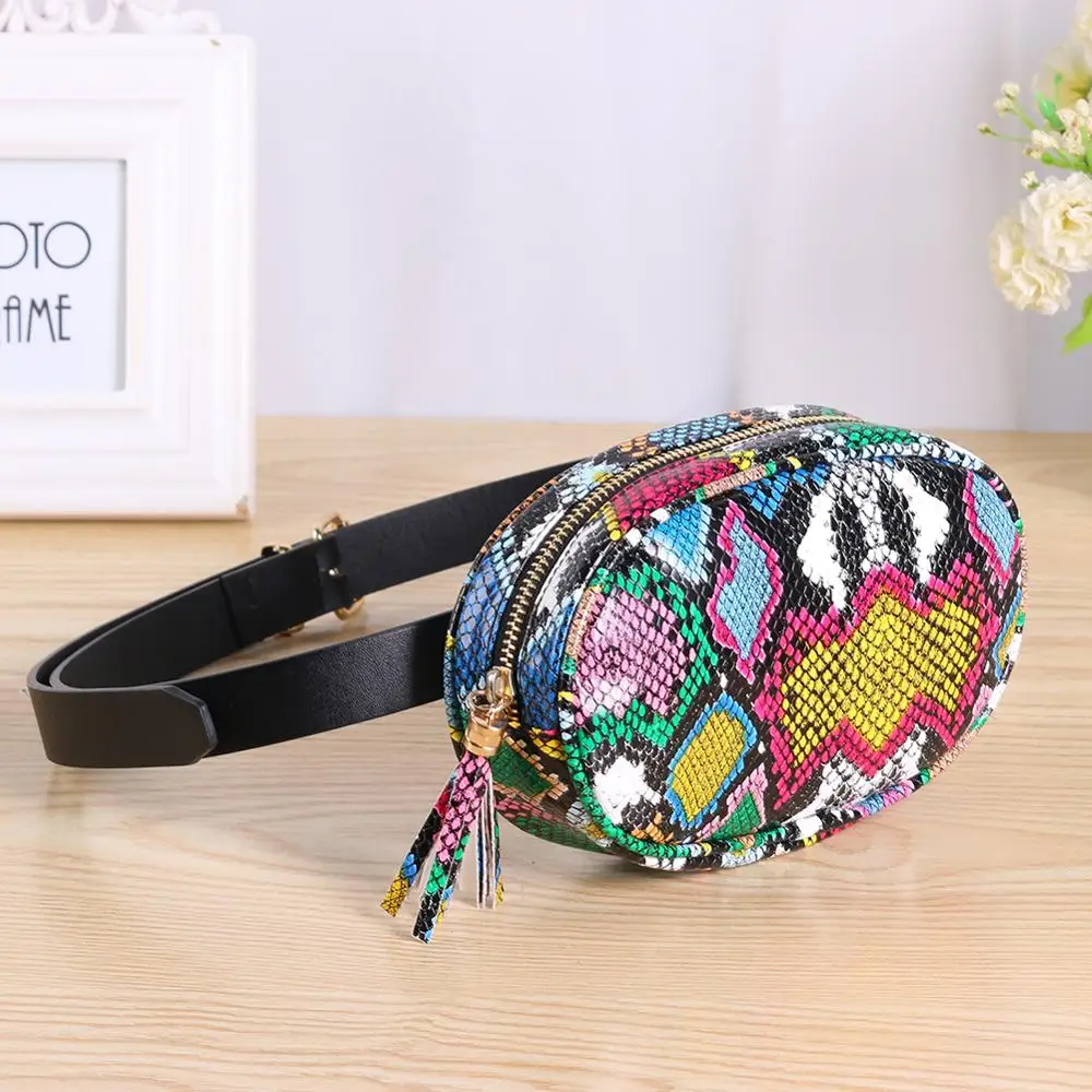Serpentine Fashion Women's Waist Packs Brief Girls Sling Chest Bag Zipper Belt for Women Ladies Fanny Bags Travel Bum | Багаж и сумки