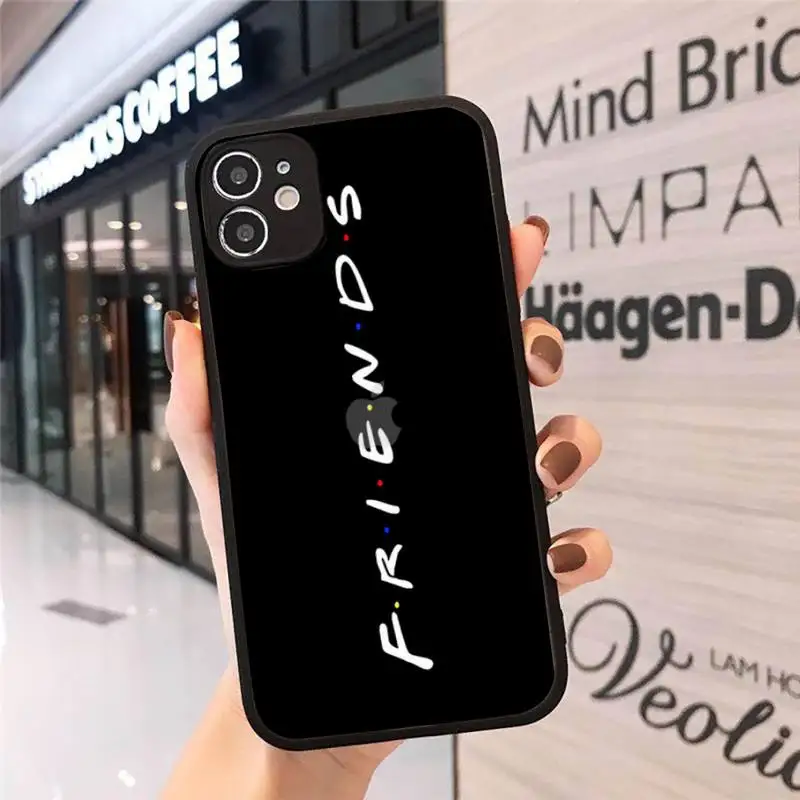 

friends TV show Phone Case Matte Transparent for iPhone 7 8 11 12 s mini pro X XS XR MAX Plus cover funda