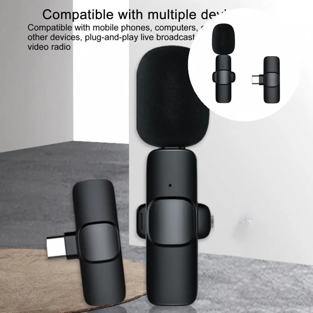 

Портативный всенаправленный микрофон с низкой задержкой для интервью