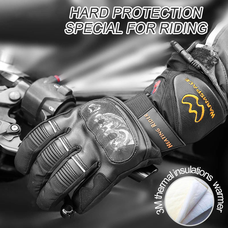 IRON JIA'S зимние мотоциклетные перчатки с подогревом Guantes сенсорный экран на