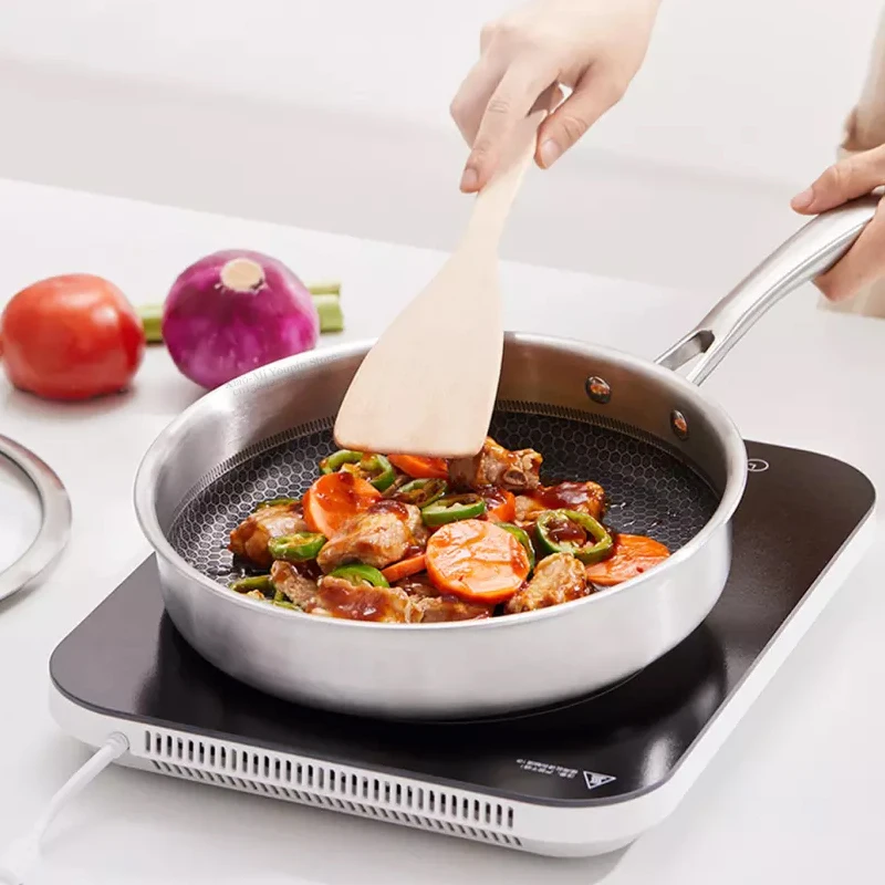 Xiaomi Mijia Youpin YWYS Нержавеющая сталь сетки сковородка для жарки вафельная ткань сетка с антипригарным покрытием Технология один горшок многоцелевой Кухня