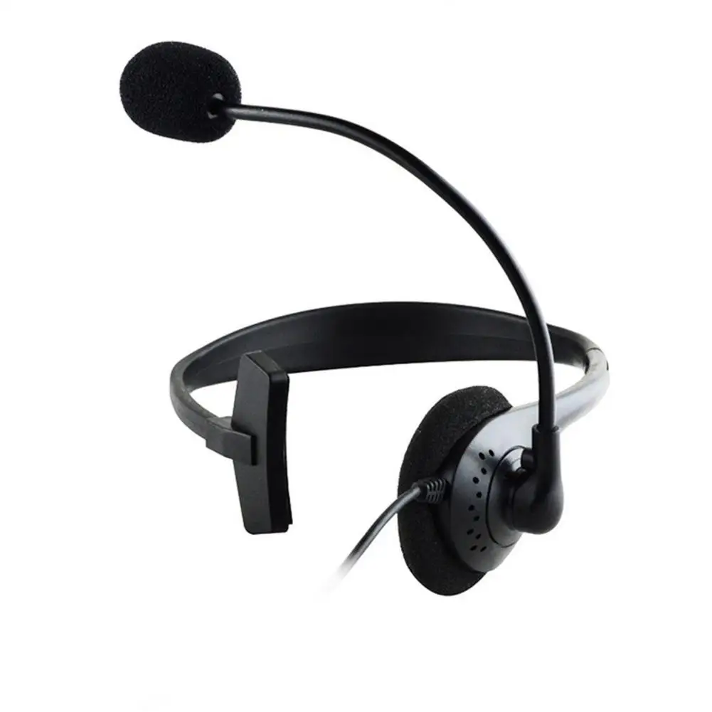 Одноушные наушники для оператора телефона Накладные с шумоподавлением чистые