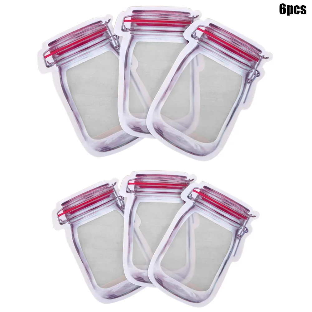 Многоразовые бутылки Мейсон Ziplock мешок TN99|Сумки и корзины| |