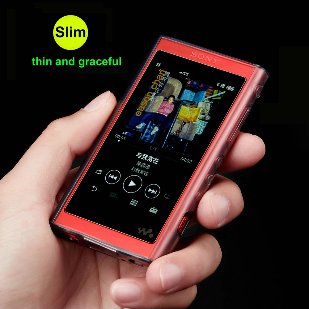 Мягкий прозрачный защитный чехол из ТПУ для Sony Walkman NW A50 A55 A56 A57 A55HN A56HN A57HN с защитой