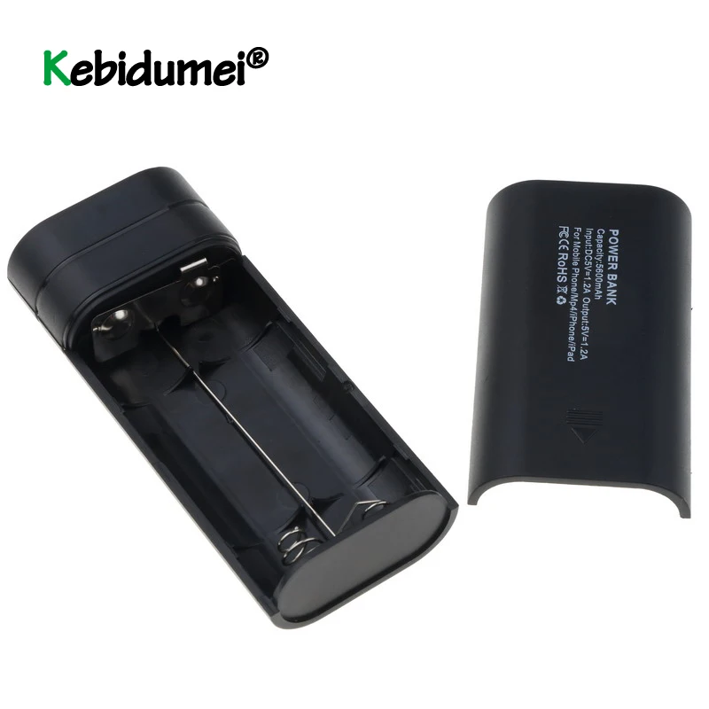 Портативный внешний аккумулятор с 2 мя USB портами 18650| |