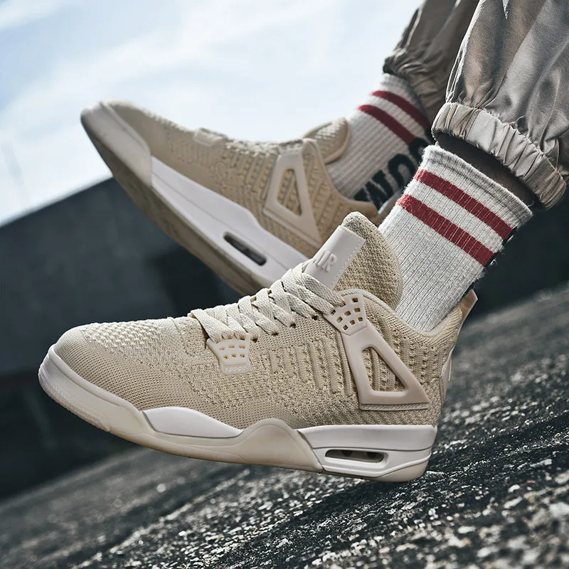 BOUSSAC 39-45 мужская воздушная подушка Ретро Средний Баскетбольная обувь для отдыха