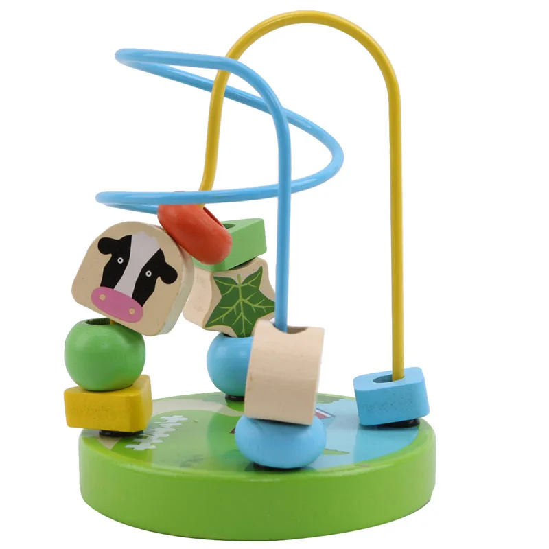 Мини картонные изображения вокруг бисера Детские Развивающие деревянные