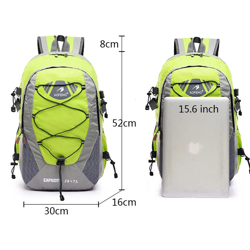 

35L Large Capacity Men's Backpack Hiking Sports Backpack Rucksack Unisex Mochilas Travel Outdoor Mountaineering Climbing Bag